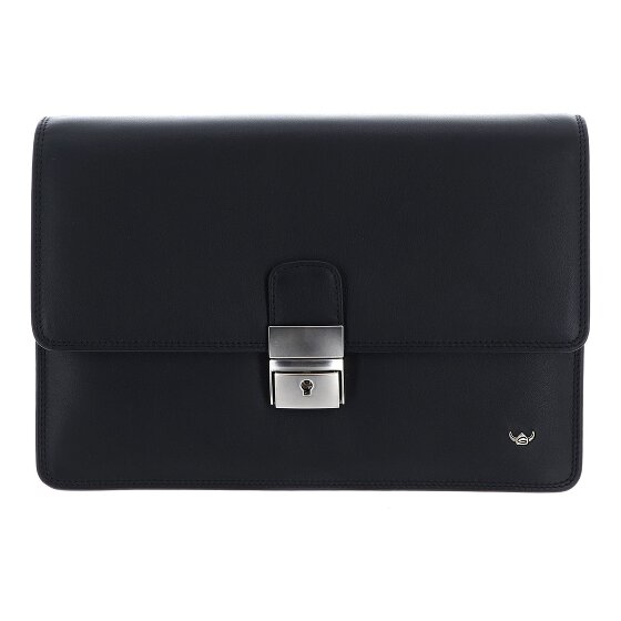 Golden Head Polo Sac pour homme Cuir véritable 23 cm