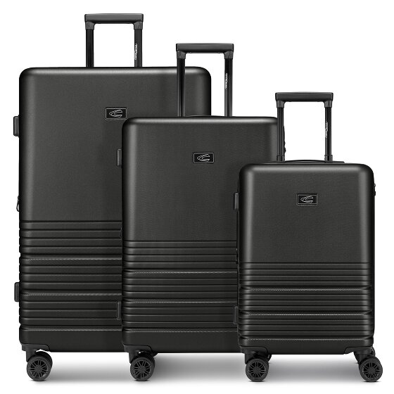 camel active Hanoi 4 roulettes Set de valises 3 pièces avec soufflet d'extension