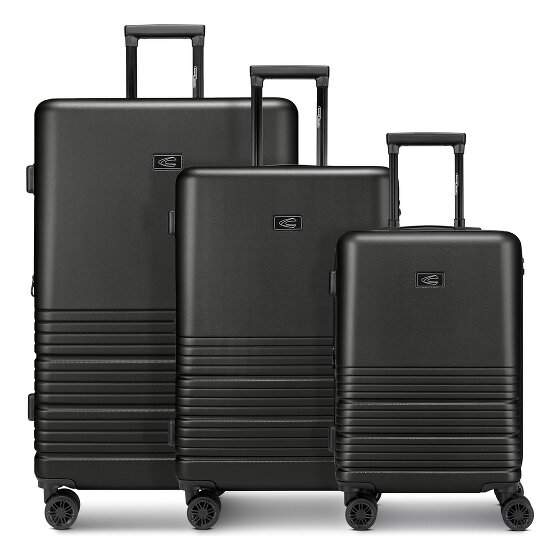 camel active Hanoi 4 roues Set de valises 3 pièces avec soufflet d'extension