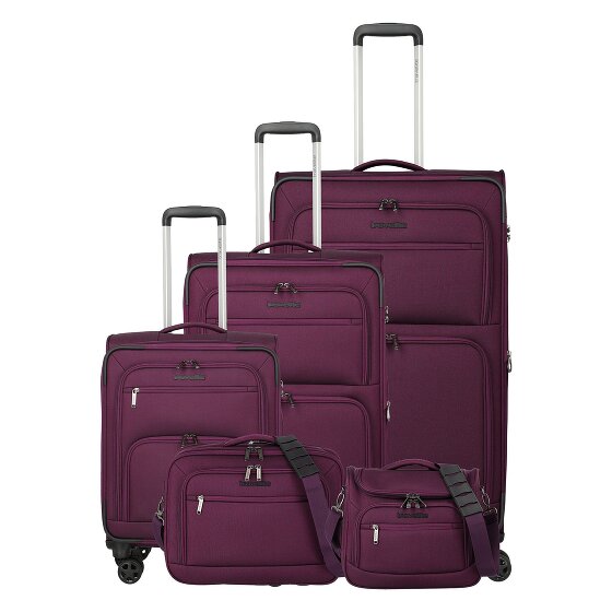 Travelite Cubis 4 roues Set de valises 5 pièces avec soufflet d'extension