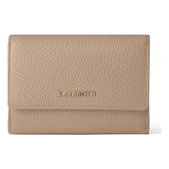 Lazarotti Porte-monnaie « Bologna » en cuir XL avec compartiment à fermeture éclair sur tout le pourtour, Cuir, 14 cm