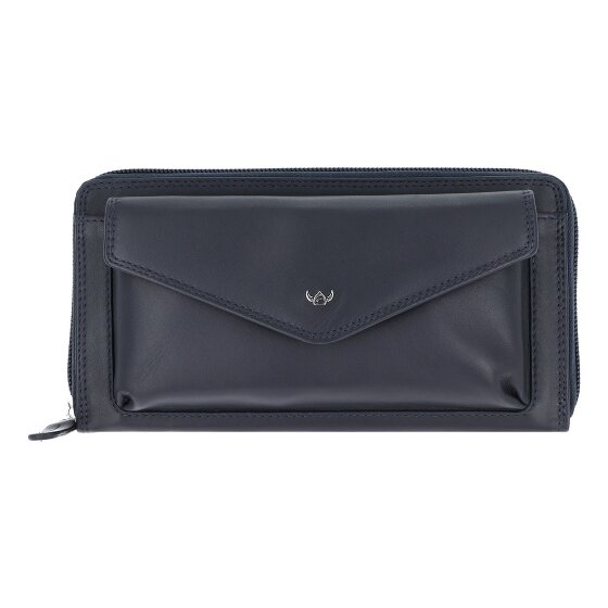 Golden Head Polo Porte-monnaie Protection RFID Cuir véritable 19.5 cm