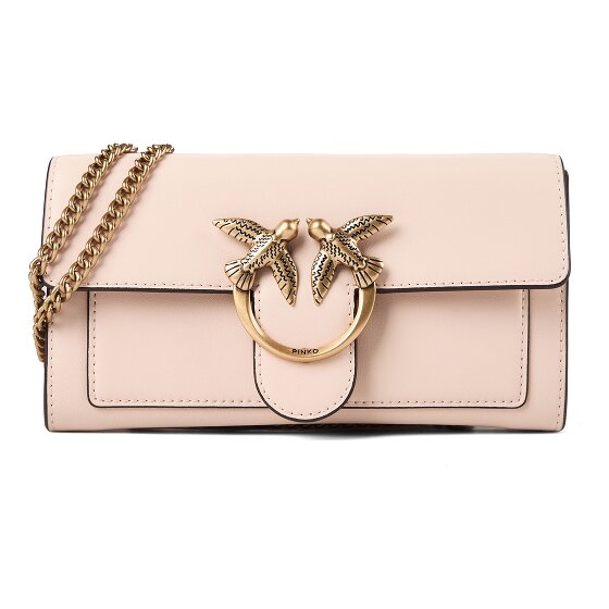 PINKO Love One Sac pochette Cuir véritable 19 cm