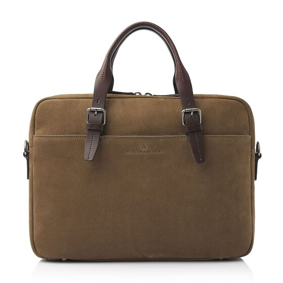 Castelijn & Beerens Nubuck Porte-documents Cuir 41 cm Compartiment pour ordinateur portable