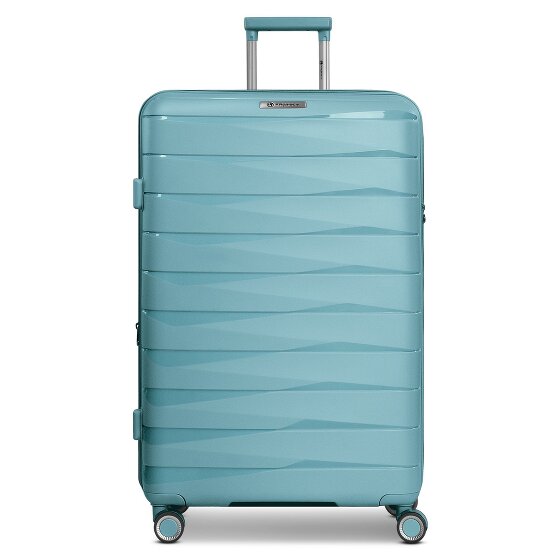 Franky London 4 roues Valise cabine L 74 cm avec soufflet d'extension