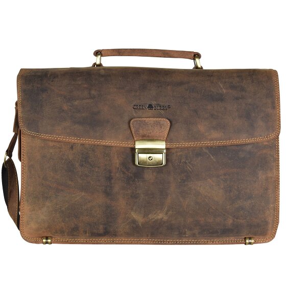 Greenburry Porte-documents Vintage en cuir 40 cm pour ordinateur portable