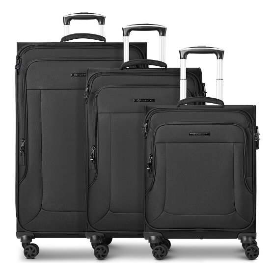 Franky Melbourne 3.0 Set de valises à 4 roulettes 3pcs avec soufflet extensible
