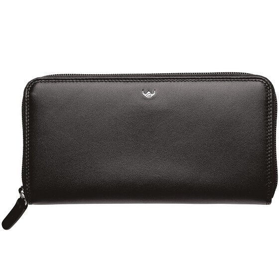 Golden Head Polo Porte-monnaie Protection RFID Cuir véritable 20 cm