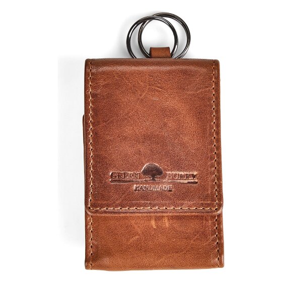 Greenburry Newport Porte-monnaie Protection RFID Cuir véritable 8.5 cm