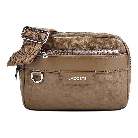 Lacoste Ossian Sac à bandoulière Cuir véritable 19 cm