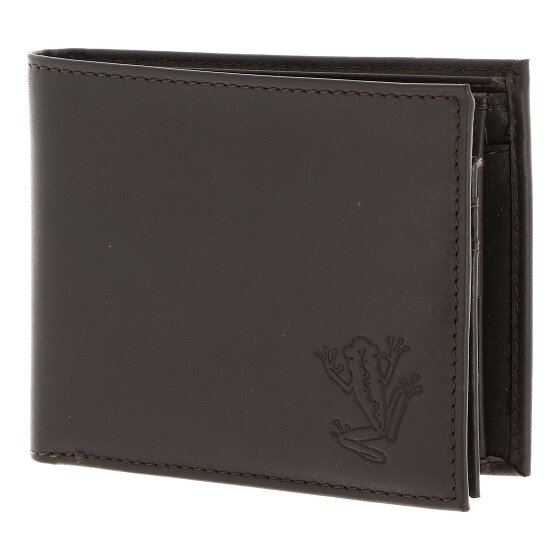 oxmox Leather Porte-monnaie Protection RFID Cuir véritable 10 cm