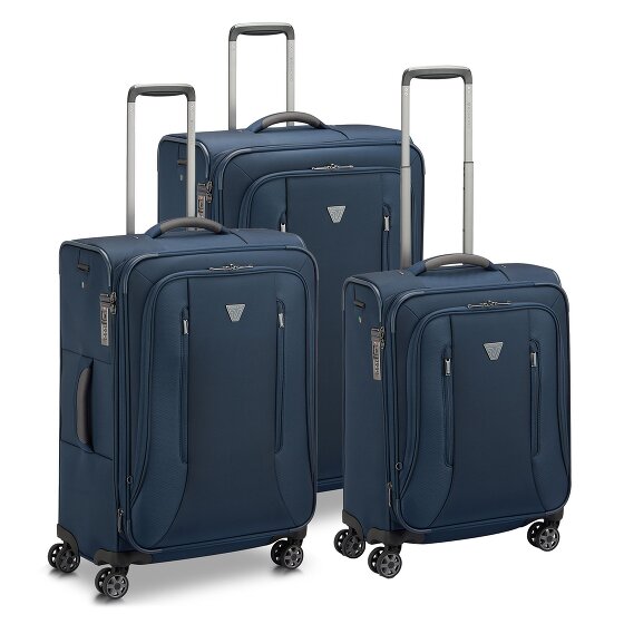 Roncato City 3.0 4 roulettes Set de valises 3 pièces avec soufflet d'extension