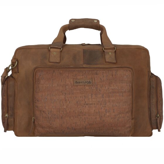 Greenland Nature Nature Weekender Sac de voyage en cuir 50 cm Compartiment pour ordinateur portable