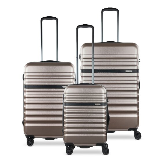 bugatti Corium Set de valises à 4 roulettes 3pcs.