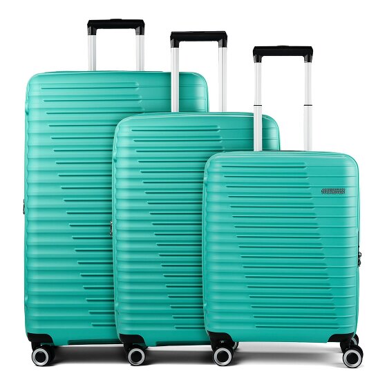 American Tourister Roadrush 4 roues Set de valises 3 pièces avec soufflet d'extension