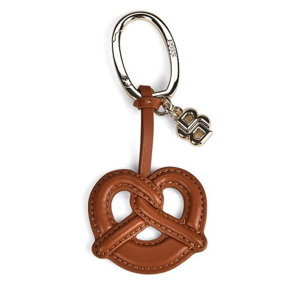 Boss Portes-clés en forme de bretzel en cuir, 12 cm