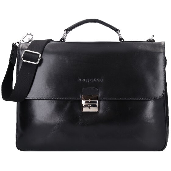 bugatti Romano Messenger en cuir, 40 cm, compartiment pour ordinateur portable