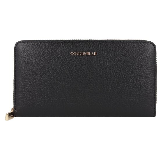 Coccinelle Metallic Soft Porte-monnaie Cuir véritable 10 cm