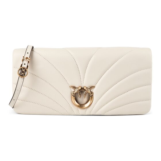 PINKO Love Horizontal Sac pochette Cuir véritable 27 cm