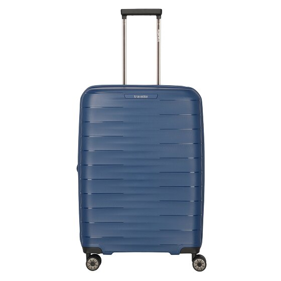 Travelite Mooby 4 roulettes Trolley M 66 cm avec soufflet d'extension