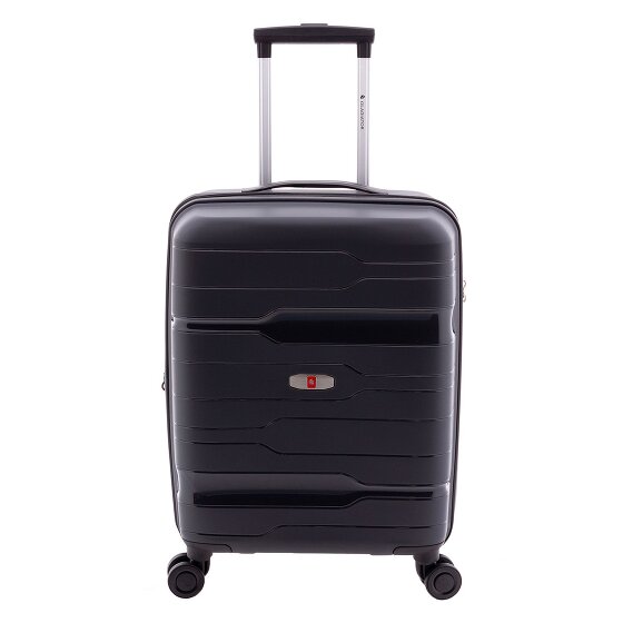 Gladiator 3800 4 roulettes Trolley de cabine 55 cm avec soufflet d'extension
