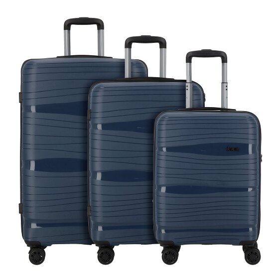 d&n Travel Line 4300 4 roues Set de valises 3 pièces