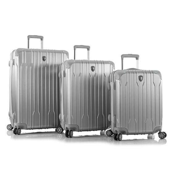 Heys Xtrak 4 roulettes Set de valises 3 pièces avec soufflet d'extension