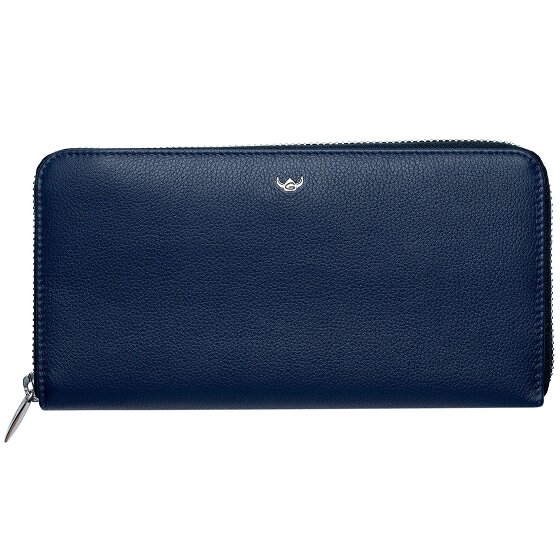 Golden Head Madrid Porte-monnaie Protection RFID Cuir véritable 20 cm