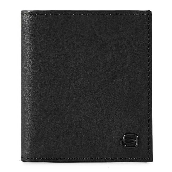Piquadro Black Square Étui pour cartes de crédit Protection RFID Cuir 9 cm