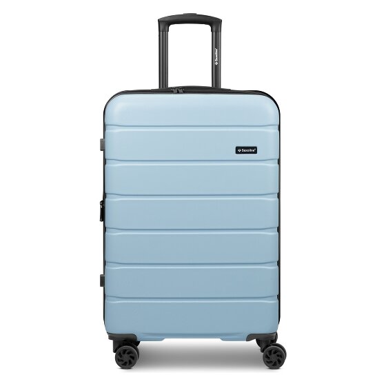 Saxoline Miami 4 roulettes Trolley M 65 cm avec soufflet d'extension