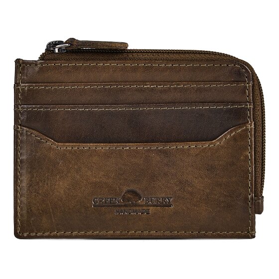 Greenburry Newport Étui pour cartes de crédit Protection RFID Cuir véritable 10.5 cm