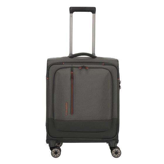 Travelite Crosslite 5.0 4 roulettes Trolley de cabine S 55 cm Compartiment pour ordinateur portable
