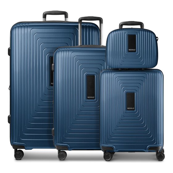 Redolz Essentials 14 Set de valises à 4 roulettes + Beautycase 4 pcs. avec soufflet extensible