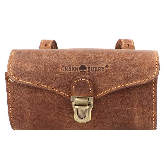 Greenburry Sacoche de vélo Vintage Original en cuir 17 cm