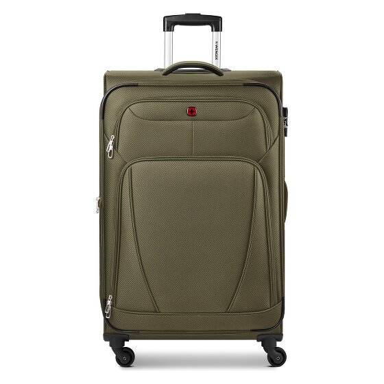 Wenger Beaumont 4 roulettes Trolley L 78 cm avec soufflet d'extension