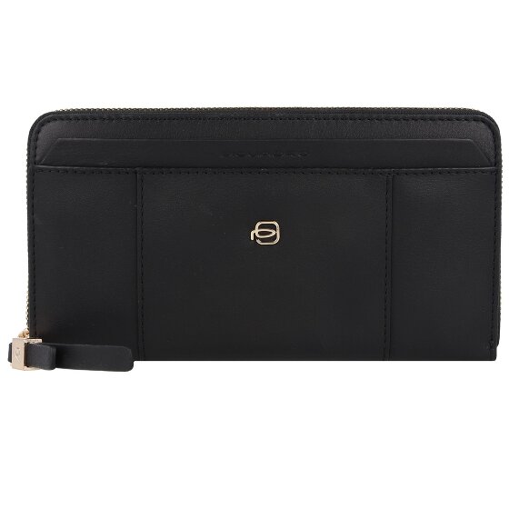Piquadro Circle Porte-monnaie Protection RFID Cuir véritable 19 cm