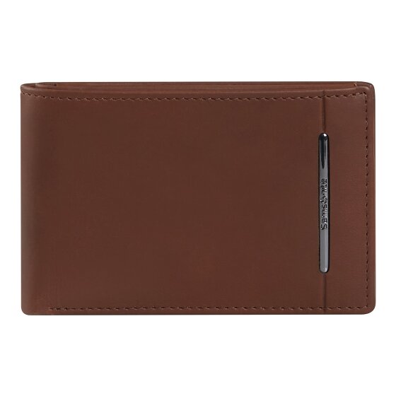 Samsonite Eluxe Veg Porte-monnaie Protection RFID Cuir véritable 11 cm