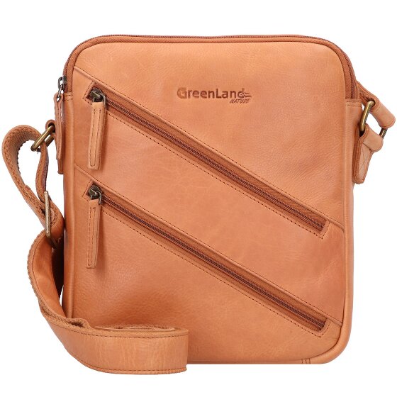 Greenland Nature Nature Sac à bandoulière RFID cuir 21 cm