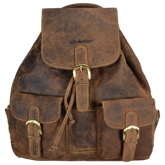 Greenburry Sac à dos Vintage City en cuir 35 cm