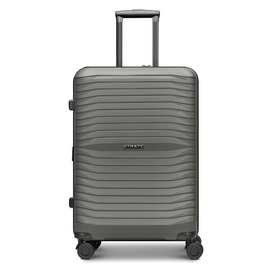 Stratic Shine 4 roues Valise cabine 66 cm avec soufflet d'extension