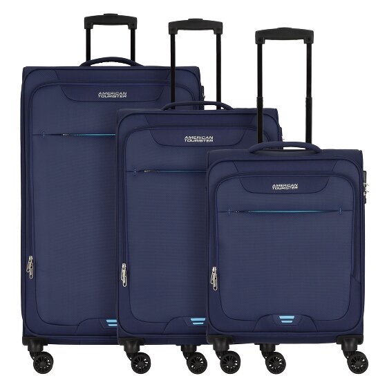 American Tourister Street Roll 4 roulettes Set de valises 3 pièces avec soufflet d'extension