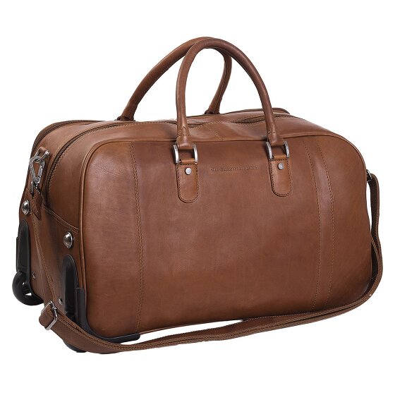 The Chesterfield Brand Wax Pull Up 2 roulettes Sac de voyage Cuir 60 cm