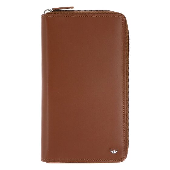 Golden Head Polo Porte-monnaie Protection RFID Cuir véritable 21.5 cm