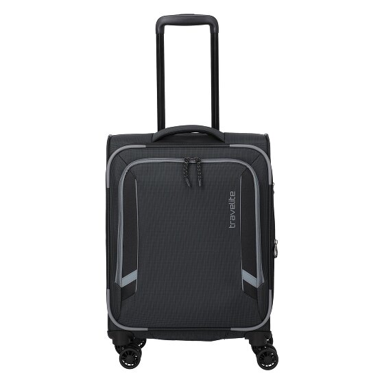 Travelite Corsiica 4 roulettes Trolley de cabine S 55 cm avec soufflet d'extension