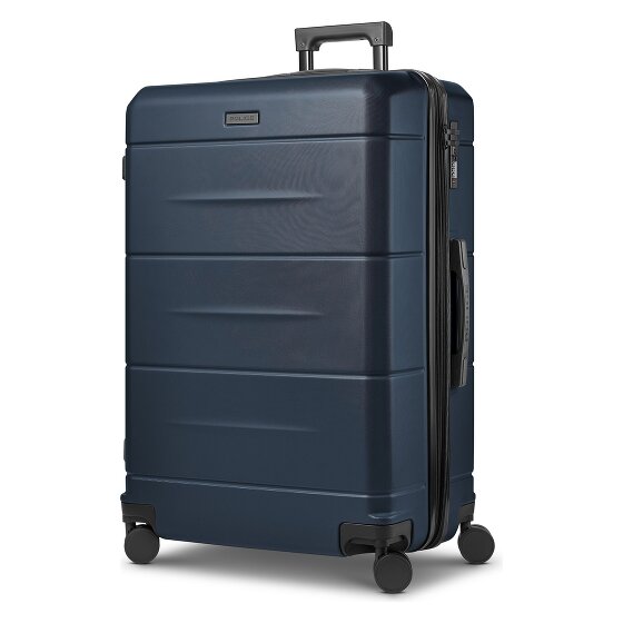 Police London 4 roues Valise cabine 74 cm avec soufflet d'extension