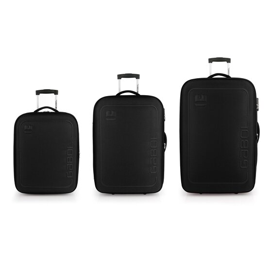Gabol Orbit 2 roulettes Set de valises 3 pièces avec soufflet d'extension
