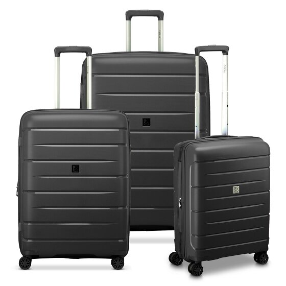 MODO by Roncato Starlight 3.0 4 roulettes Set de valises 3 pièces avec soufflet d'extension