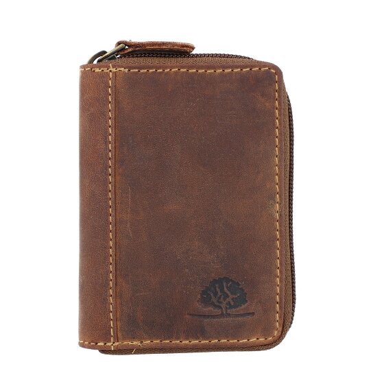 Greenburry Porte-cartes de crédit Vintage RFID en cuir 7,5 cm