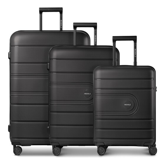 Redolz Essentials 11 4 roues Set de valises 3 pièces avec soufflet d'extension
