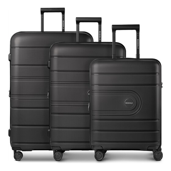 Redolz Essentials 11 4 roues Set de valises 3 pièces avec soufflet d'extension